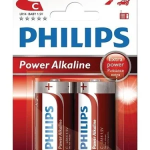 Baterí de 9V PILA PHILIPS LR14 C POWER LIFE