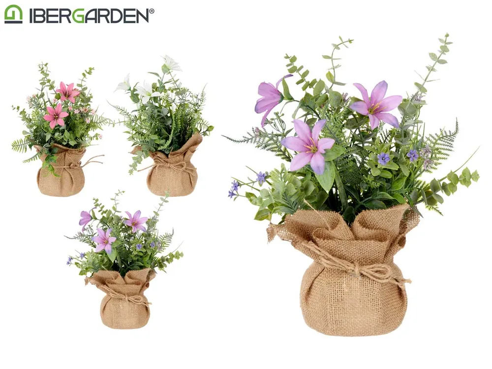 Planta Saco Flores Grande surtido 3 colores aleatorio 2A-02-B