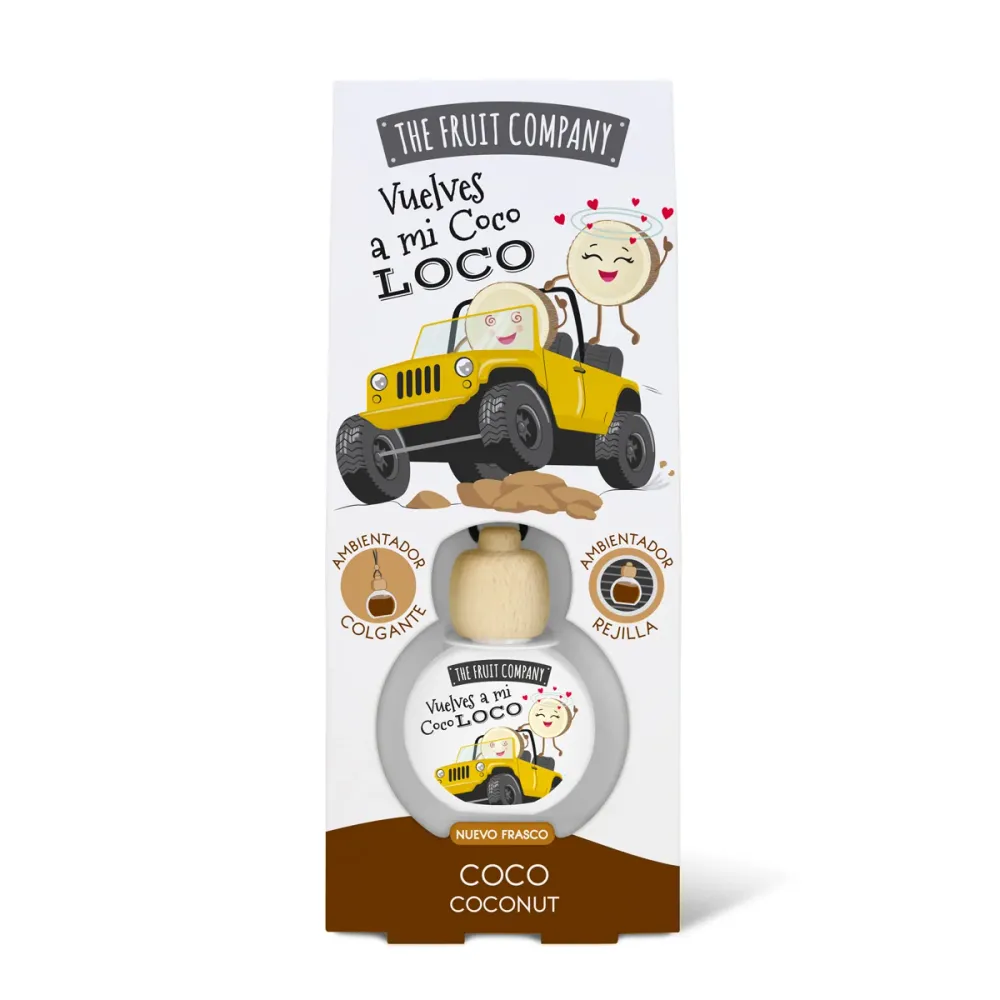 Ambientador Coche 6,5 ml - Coco - Fruit Company Recargable