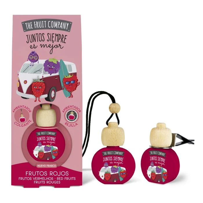 Gel Desodorante Ambientador Coche 6,5 ml - Frutos Rojos - Fruit Company