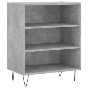 Gel Desodorante vidaXL Aparador madera de ingenierí gris hormigón 57x35x70 cm