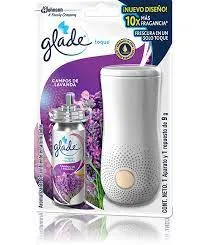 GLADE TOQUE C/REPUESTO LAVANDA con Fragancia Lavanda