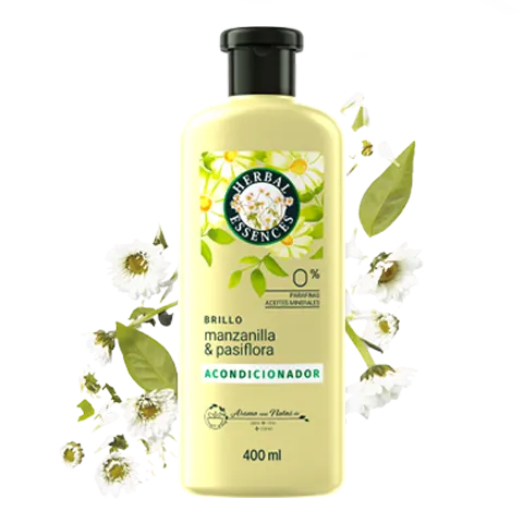 Herbal Essences Acondicionador Manzanilla 400 cc con Duración de 60 Días