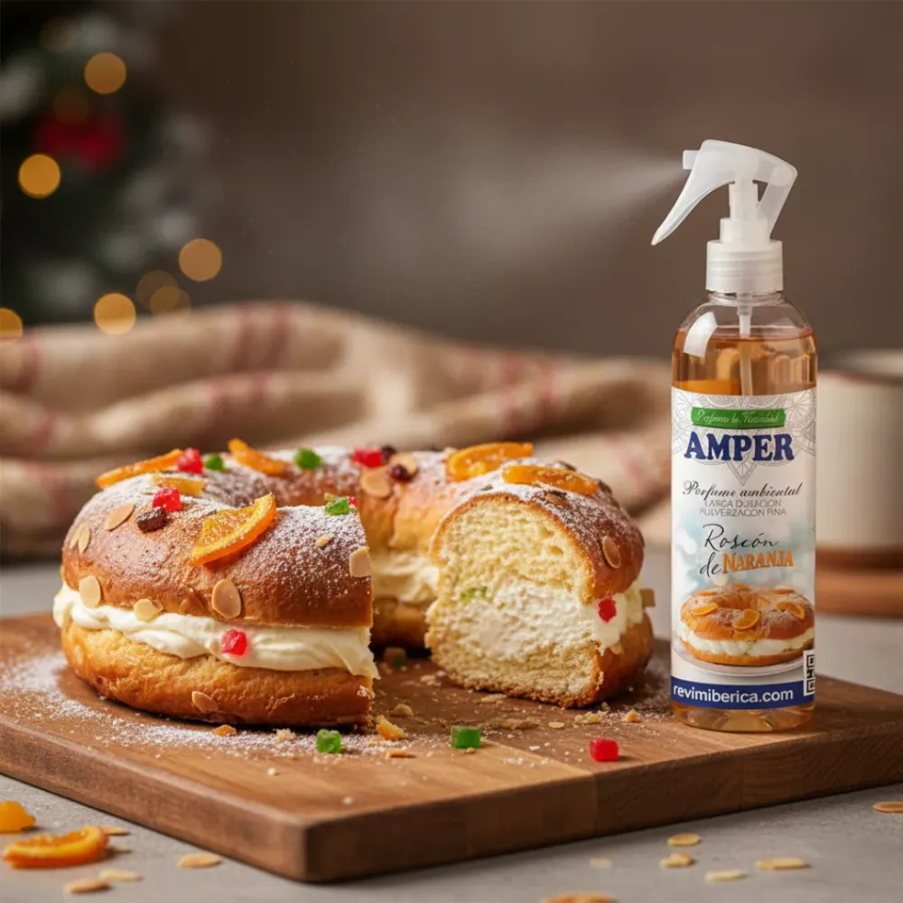 Pack ambientadores NAVIDAD – 4 aromas festivos edición limitada AMPER con Difusor Incluido