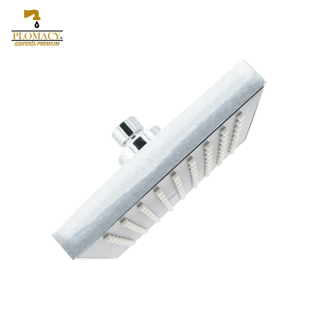 Regadera Neptuno Anti Sarro Cromada para Habitaciones