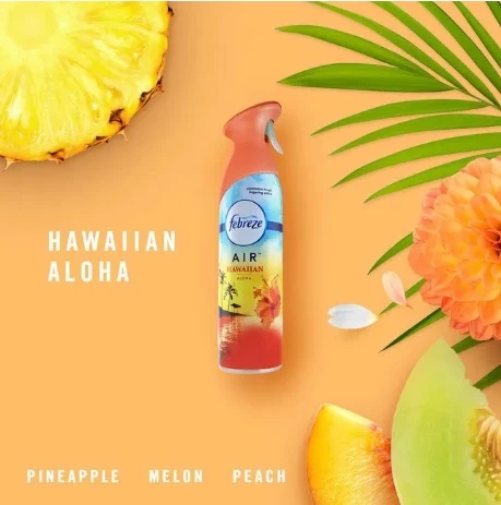 Velas Aromáticas de Febreze Aromatizante Ambiental Hawaiian Aloha 250 g.