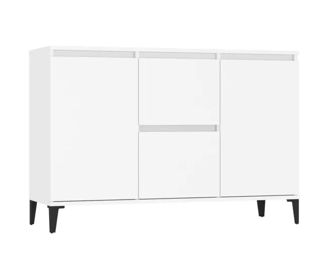 vidaXL Aparador madera contrachapada color roble Sonoma 104x35x70 cm