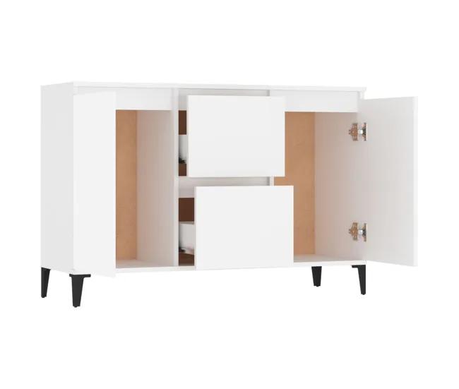 vidaXL Aparador madera contrachapada color roble Sonoma 104x35x70 cm