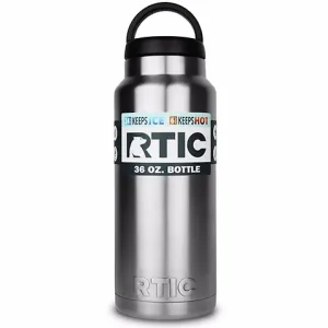 Clásico Rtic tumbler bote termico c/ tapa 36 oz color acero inox.