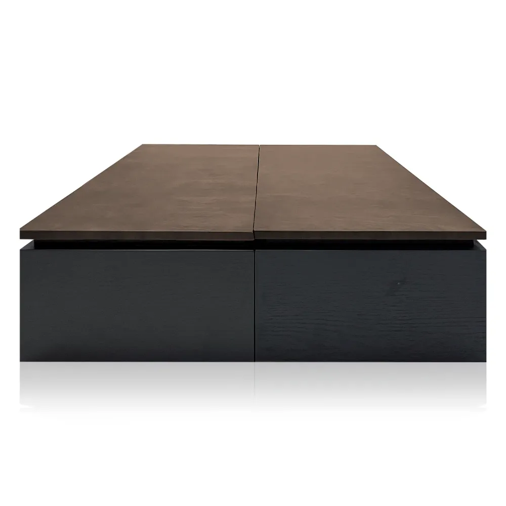 Desmontable MESA DE CENTRO MG TABACO CHAPA DE NOGAL