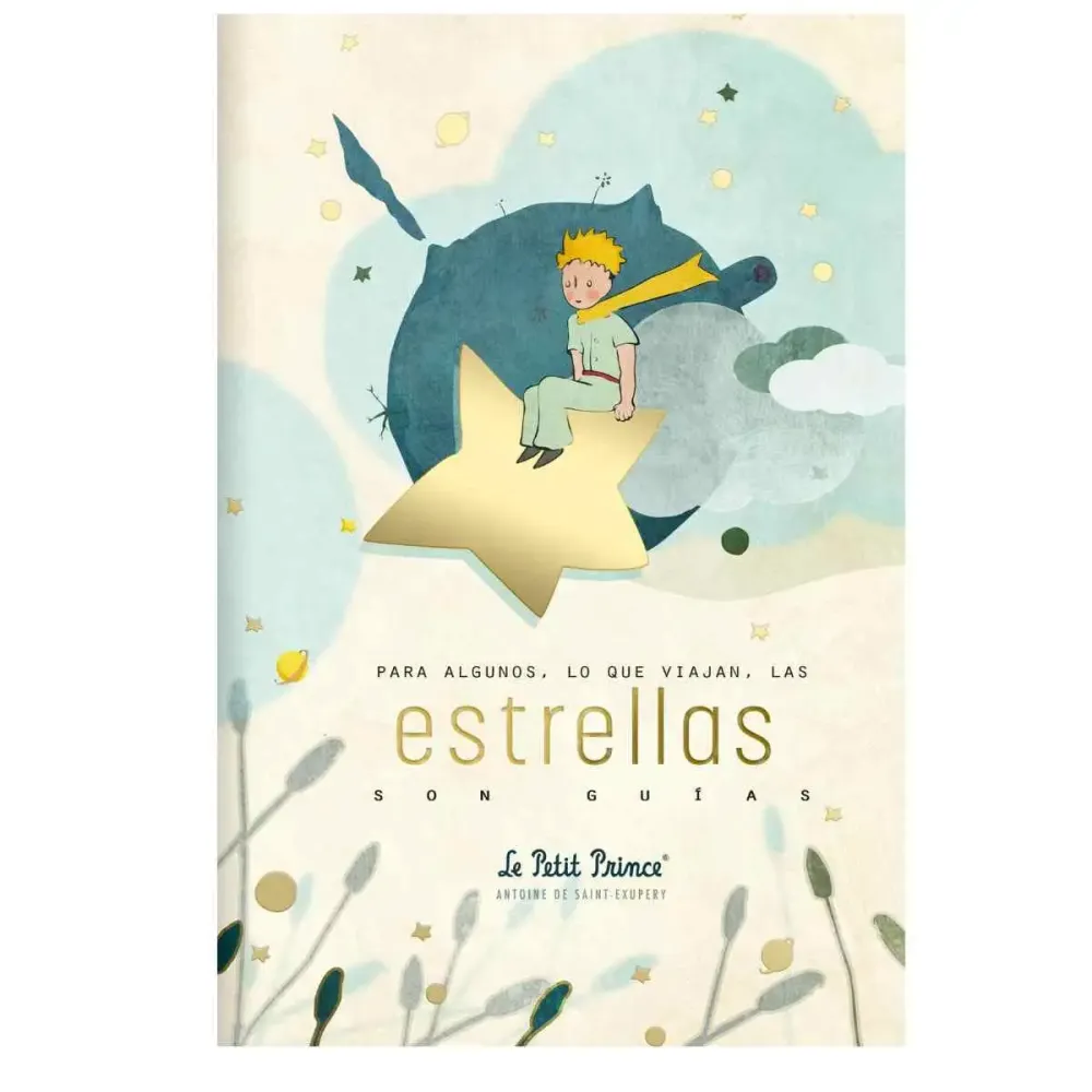 LIBRETA TB MEDIANA PRINCIPITO ESTRELLAS (LPP-19-09) con Boquilla Reemplazable