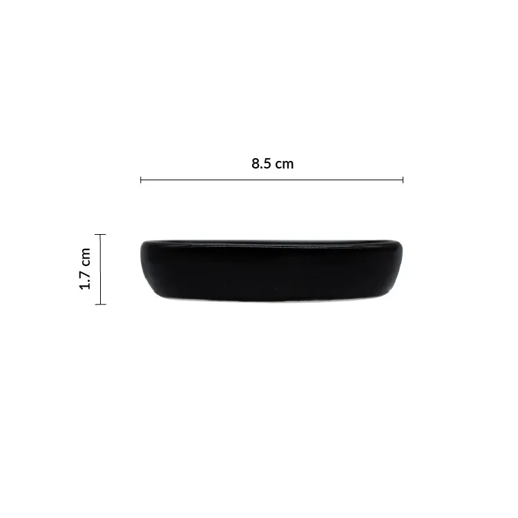 Portátil Ramekin 1 Oz (29ml) 8.5 x 1.7 cm Negro Taba