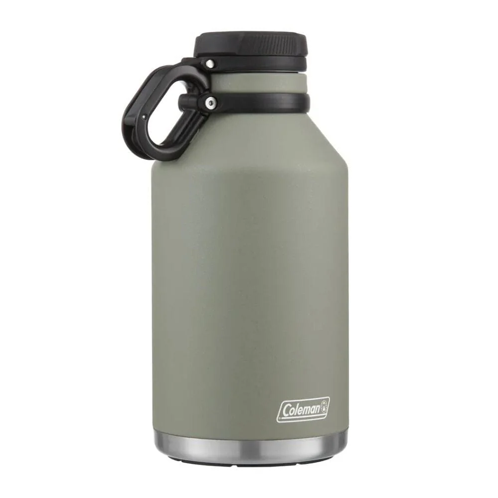 Premium Calidad Growler Acero Inoxidable Tapa Con Correa Blanco 1900 Ml
