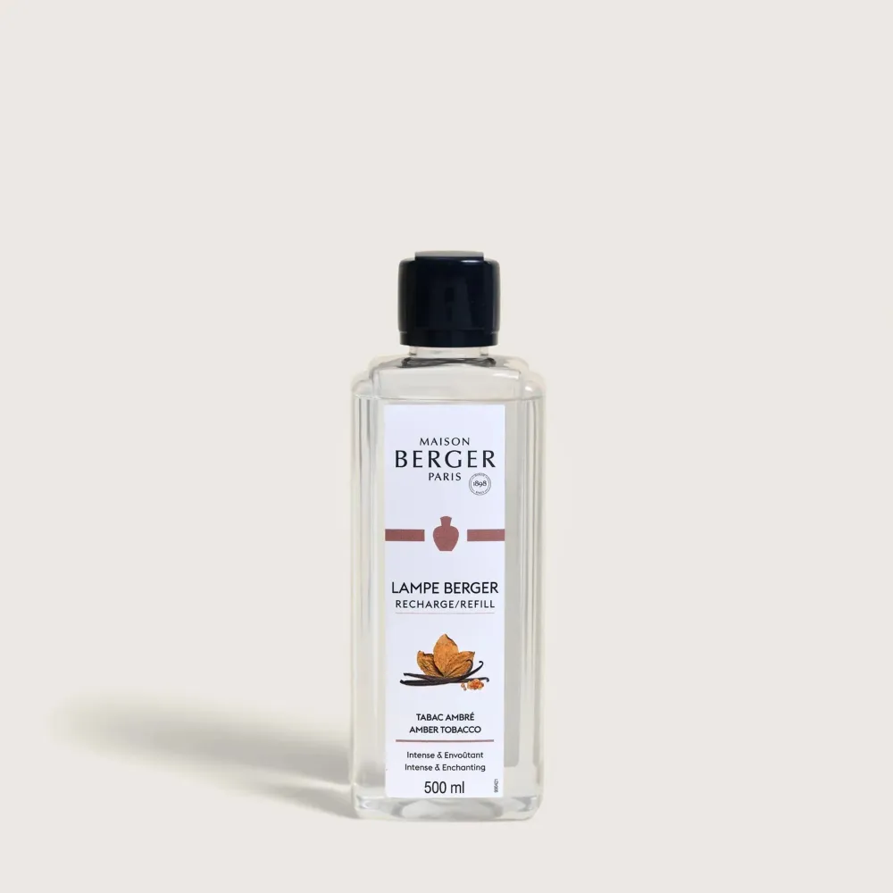 Recarga lámpara catalítica Berger Tabac Ambré (500 ml) con Cenicero