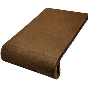 Rompeolas De Arcilla Mate 12X25cm tabaco - Tejar De Pescadero