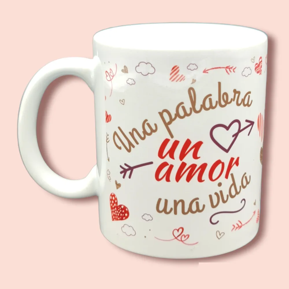 Taza Una Palabra Un Amor Una Vida Kit de Mantenimiento