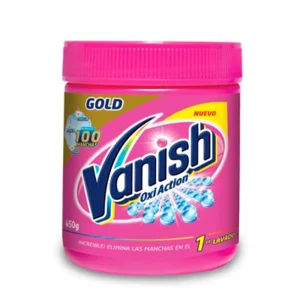 Líquido Vanish Quitamanchas ropa color polvo pote 450 gr