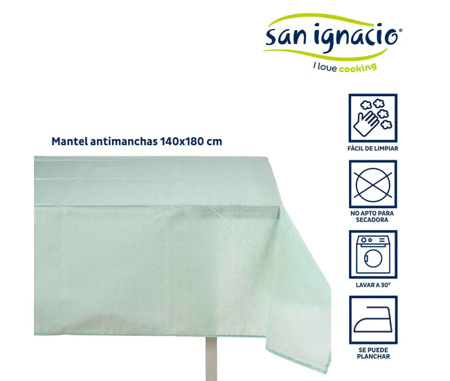 Mantel loneta antimanchas estrella colección KINVARA Apto para Lavado en Frío