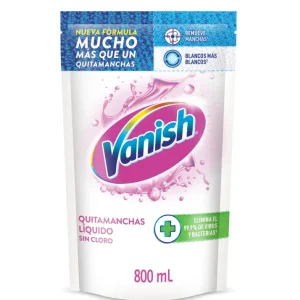 Perfumado Vanish Quitamanchas ropa blanca liquido multiuso 800 cc
