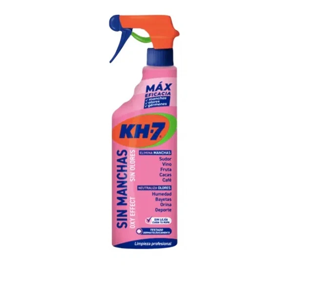 KH 7 Quitamanchas Rosado de Ropa Oxy Effect de 750 ml para Lavadora de Alta Eficiencia