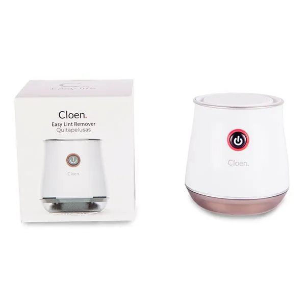 Quitapelusas Práctico Stean Iron Cloen portátil 3W 2 velocidades blanco