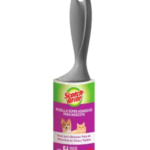 Scotch-Brite Rodillo Quitapelusas Mascotas 56 hojas 1 unid con Aloe Vera