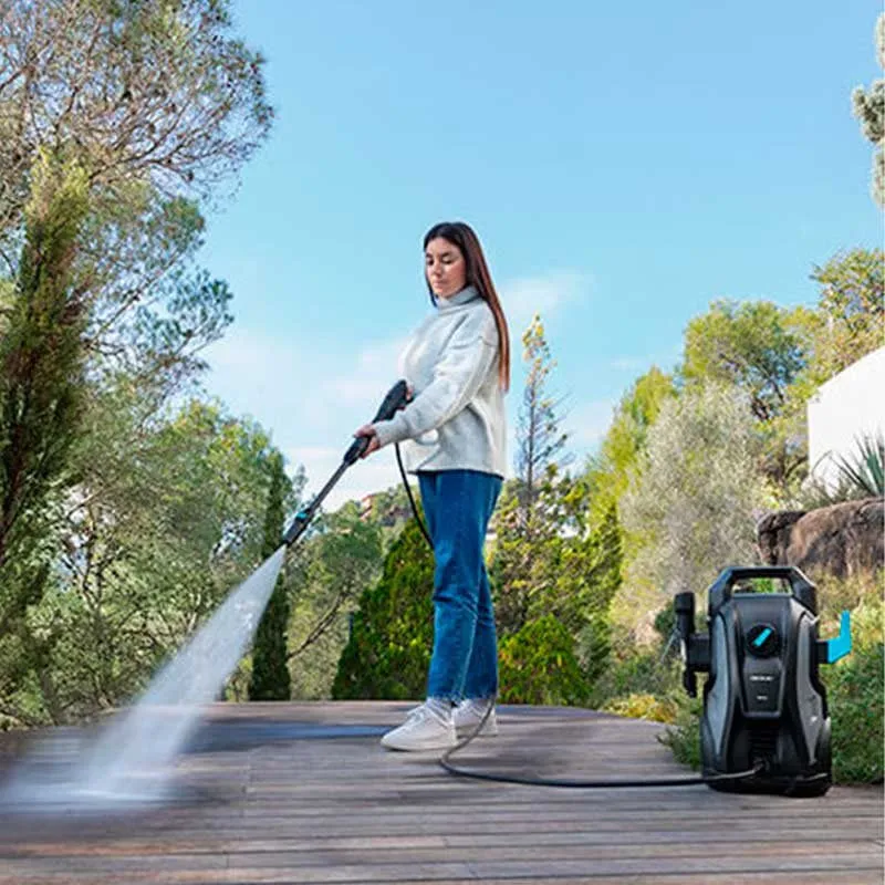 Hidrolimpiadora Hydroboost 1500 Cecotec 1500W 468l/h 120 bares con asa de transporte negro