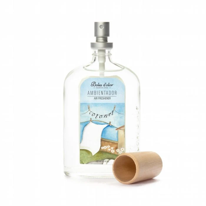 Ambientador Spray Cotonet con Varillas de Rattan