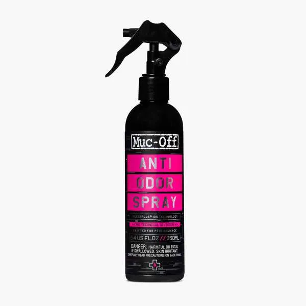 Muc-Off Anti-Odour / Spray Anti-Olor 250 ml con Duración de 60 Días