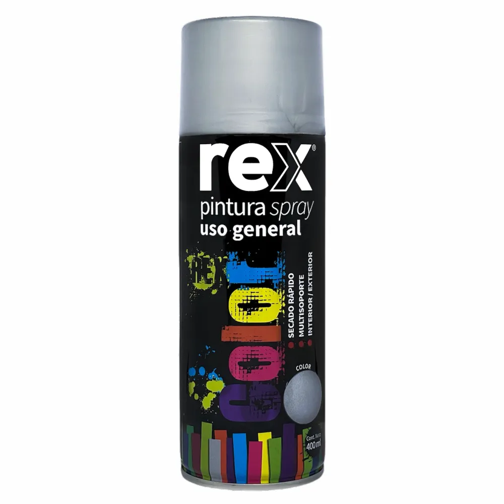 Pintura Spray Uso General Aluminio 400 ML para Hogar y Oficina