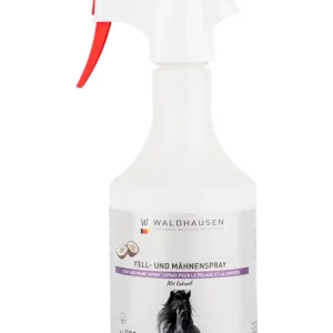 spray para pelaje y melena con aceite de coco, 500 ml White/Blue 500 ml con Tecnologí de Nebulización