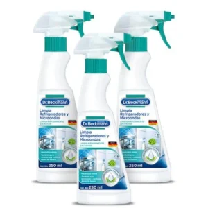 Dr. Beckmann Limpia Refrigeradores y Microondas en spray 3 x 250 cc | Sin Fosfatos | Biodegradable