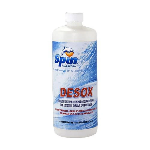 Líquido limpiador de oxido DESOX Marca Spin 550 ml en Botella Recargable