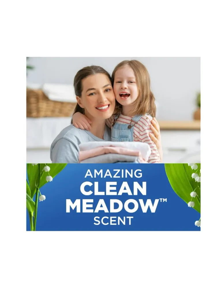 Arm & Hammer Plus OxiClean Clean Meadow, 77 cargas de detergente líquido para ropa Ahorro de Energí