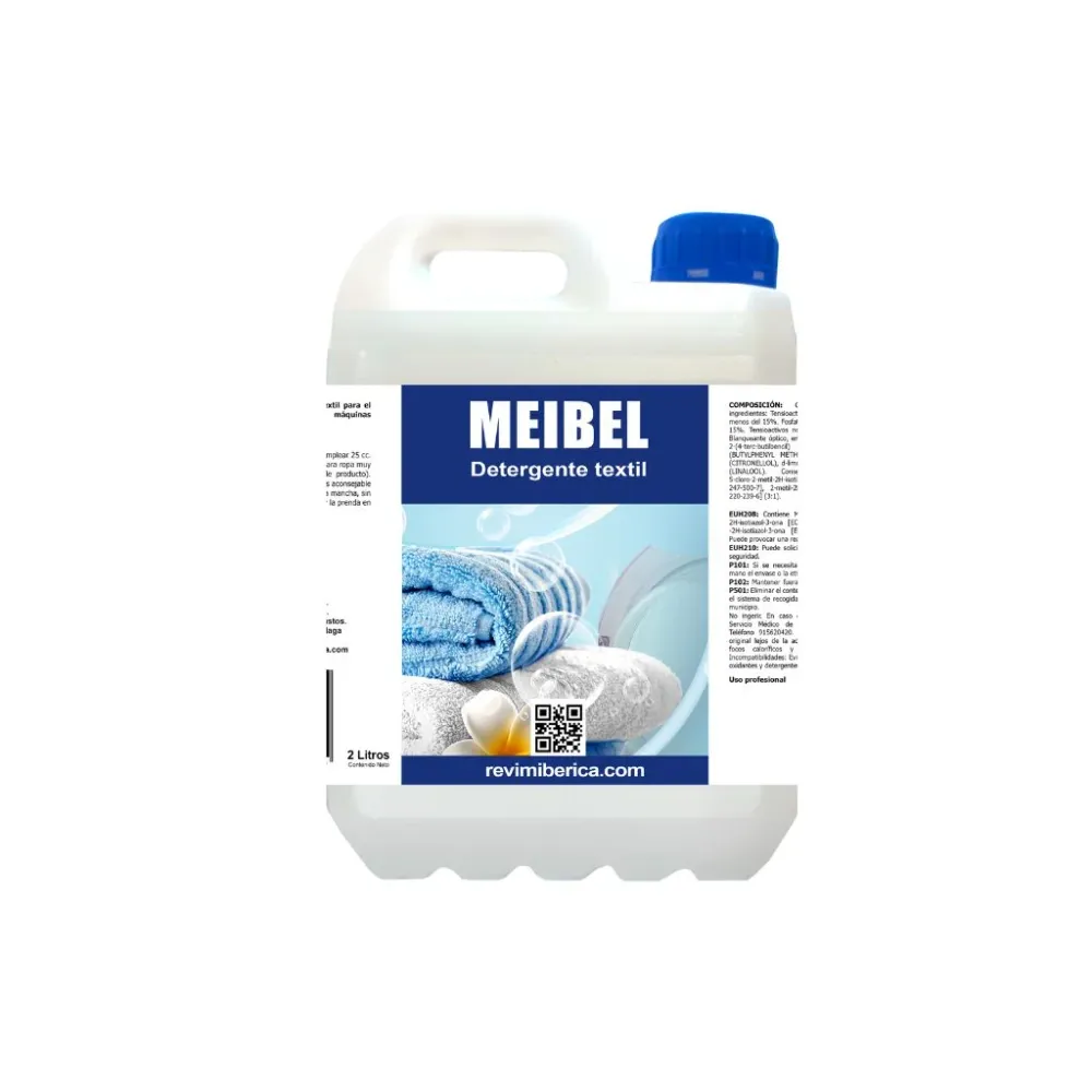 Líquido Pack Lavanderí Dúo MEIBEL 2L + 2L | Detergente Líquido y Suavizante Profesional para Ropa Limpia y Flexible