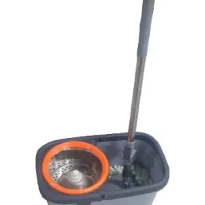 360° FLOOR MAGIC SPIN MOP BUCKET SET MICROFIBER ROTATING DRY