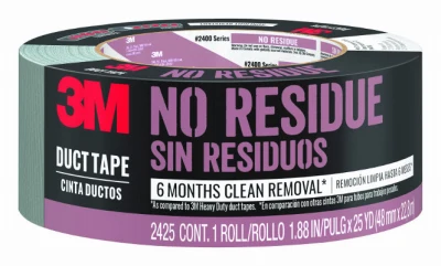 Cinta adhesiva 3M gris oscuro, resistente los rayos UV, impermeable, para interiores y exteriores, 1,88 pulgadas de ancho...