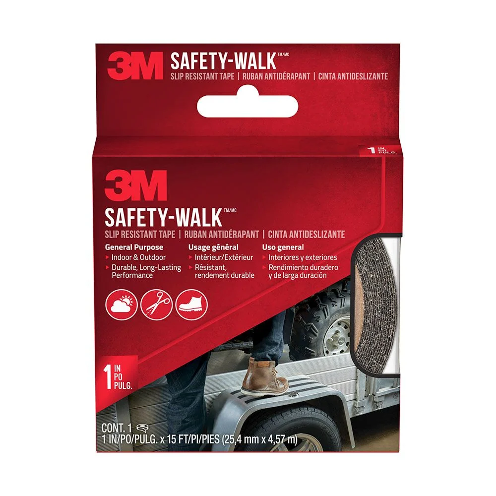 CINTA ANTIDESLIZANTE PARA EXTERIOR NEGRA 25 mm x 4,5 m 3M