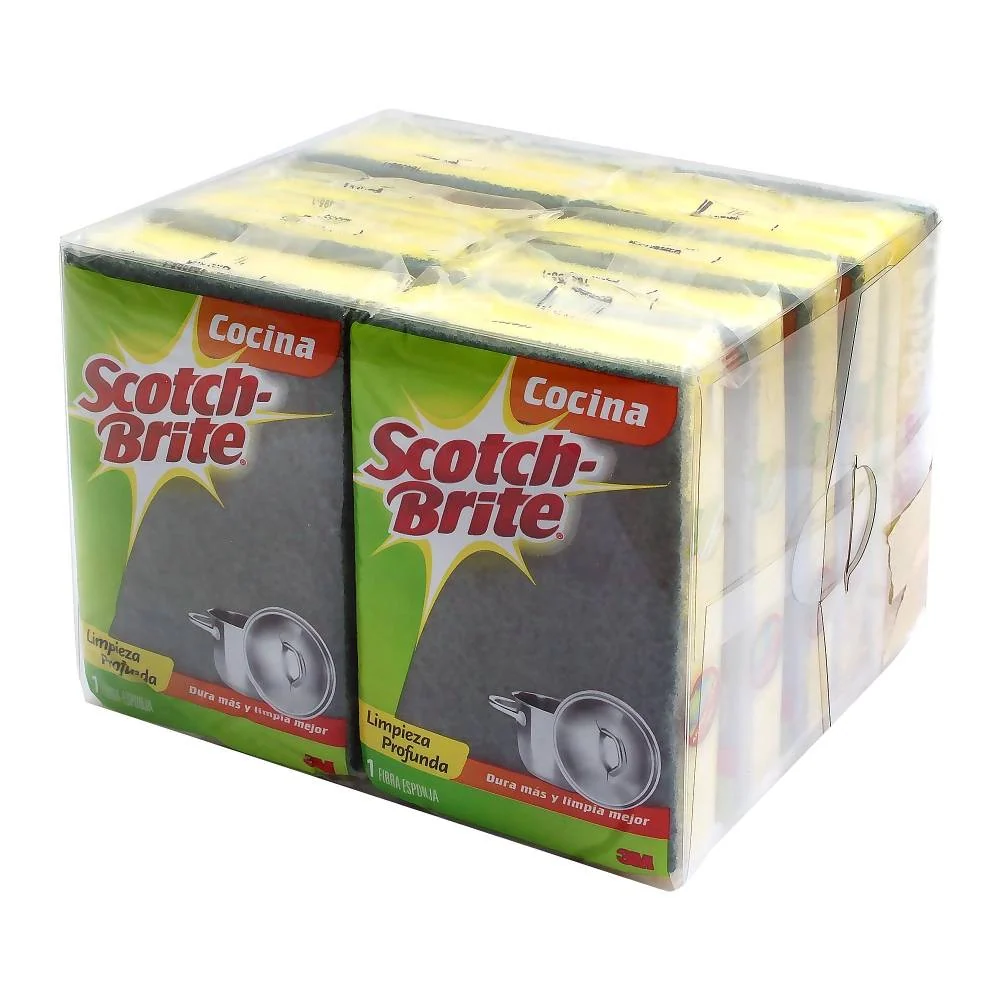 Fibra Scotch Brite Esponja 10 Pzas - ZK 3M