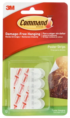 Tiras de espuma pequeñas para pósteres 3M Command (paquete de 6) - Oferta de la semana