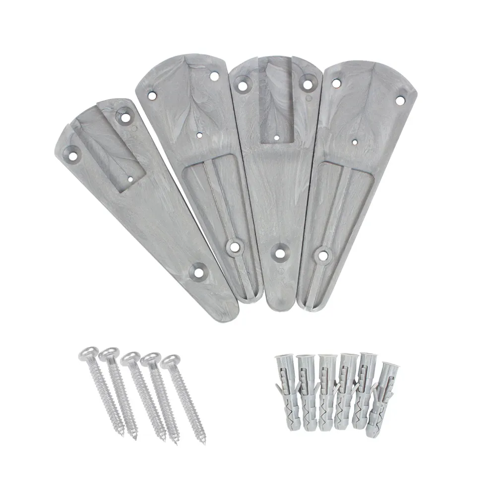 ABJ Secadora de ropa, Tendedero de pared, plegable, Color gris, 90 cm