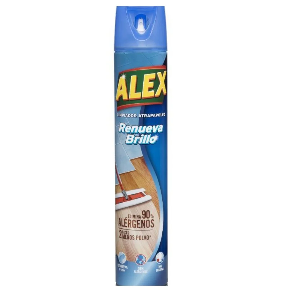 Limpiador Atrapa Polvo Pisos Frios y Parquet Alex 750 ml AC Marca