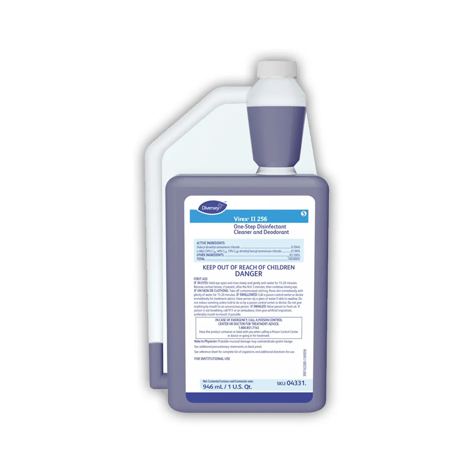 ACCUMIX VIREX II 256 6X 946 ML DETERGENTE SANITIZANTE, DESODORIZANTE EN UN SOLO PASO DILUCION 1 EN 256