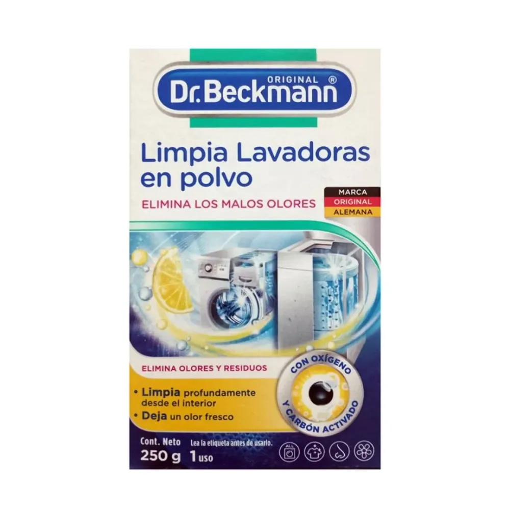 Limpia Lavadoras en Polvo Dr Beckmann 250 gr Agrocom