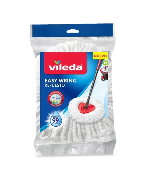 Mopa Balde con Pedal Easy Wring & Clean + Repuesto Adicional Vileda Agrocom
