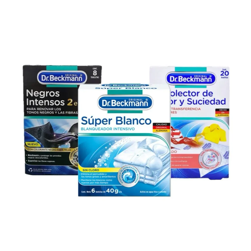 Pack para el Tratamiento de Ropa Dr Beckmann Agrocom