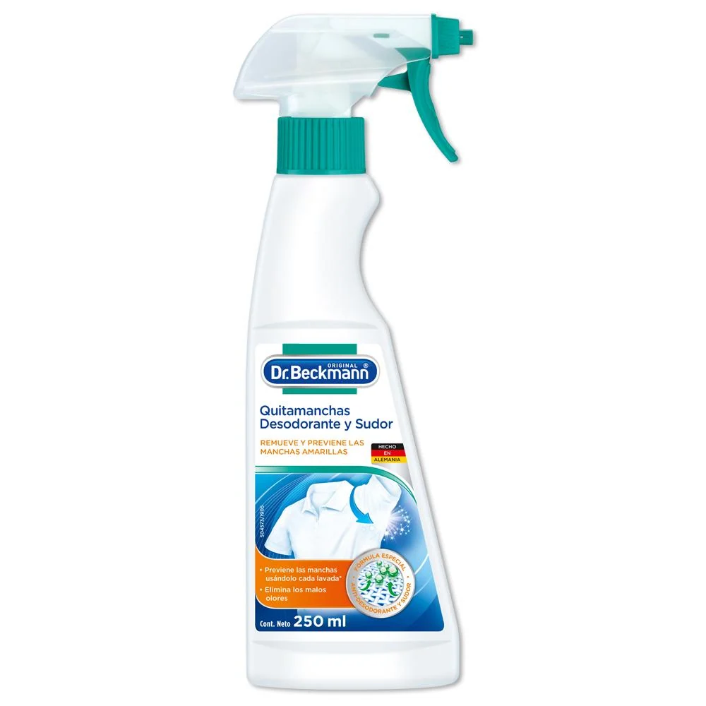 Quitamanchas Desodorante & Sudor Spray Dr Beckmann 250 ml Agrocom