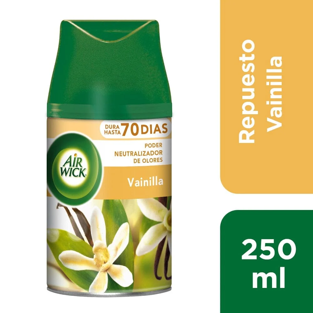 Desodorante Ambiental Repuesto Aparato Automático Vainilla 250 Ml AIRWICK