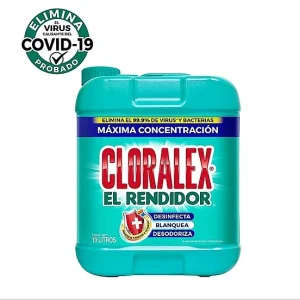 Blanqueador Líquido Cloralex El Rendidor 10 L - ZK Alen