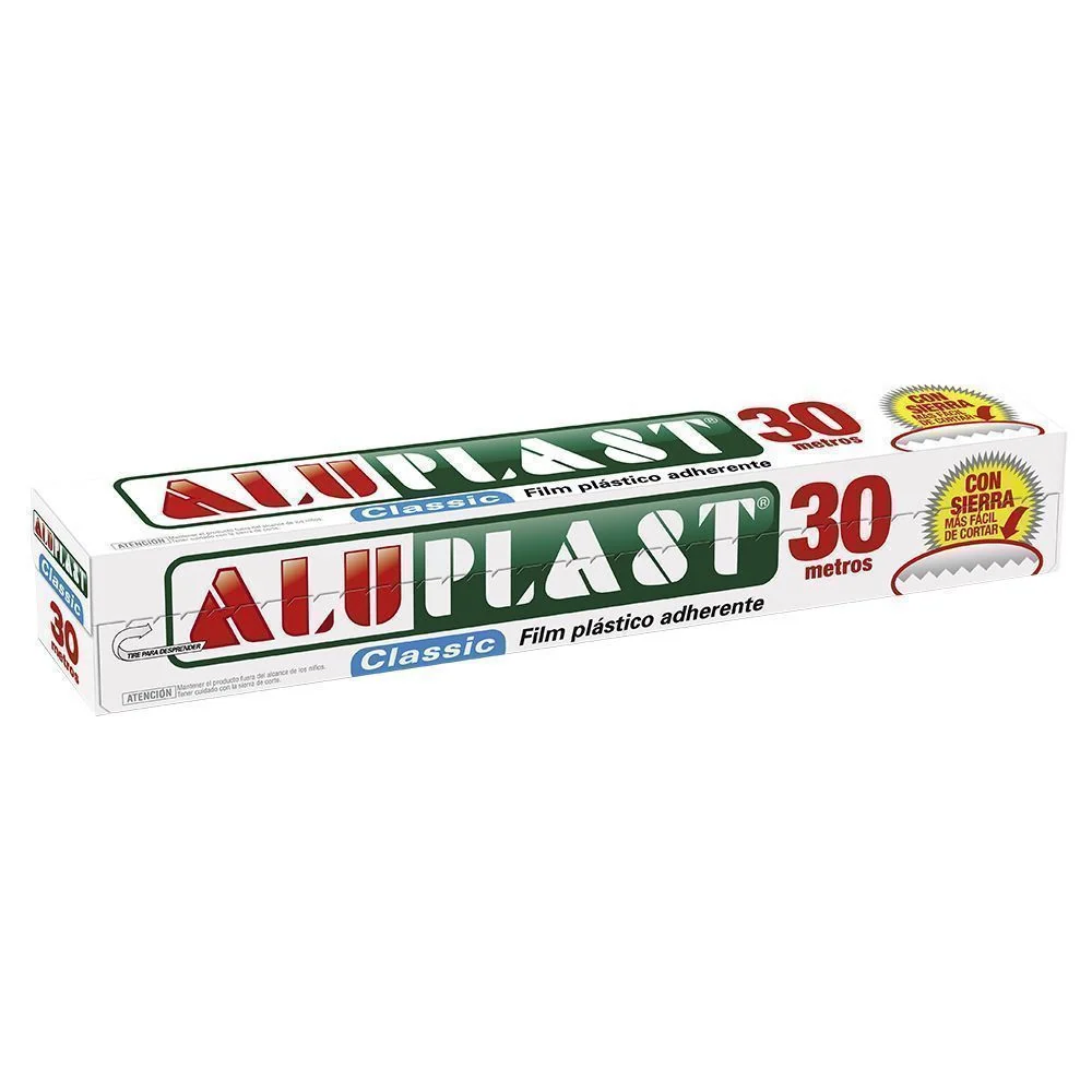 Papel Alusa Plástico Rollo 30 Mt ALUPLAST